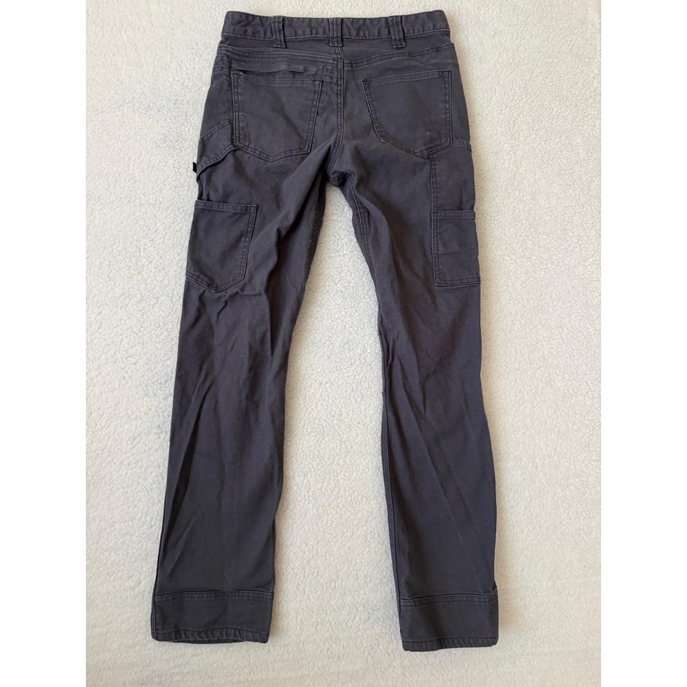 Dovetail Workwear Britt Utility Pants Womens 6 Gray Double Knee Carpenter Canvas - Picture 2 of 14